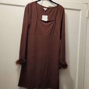 Juniors, XL,  brown dress
